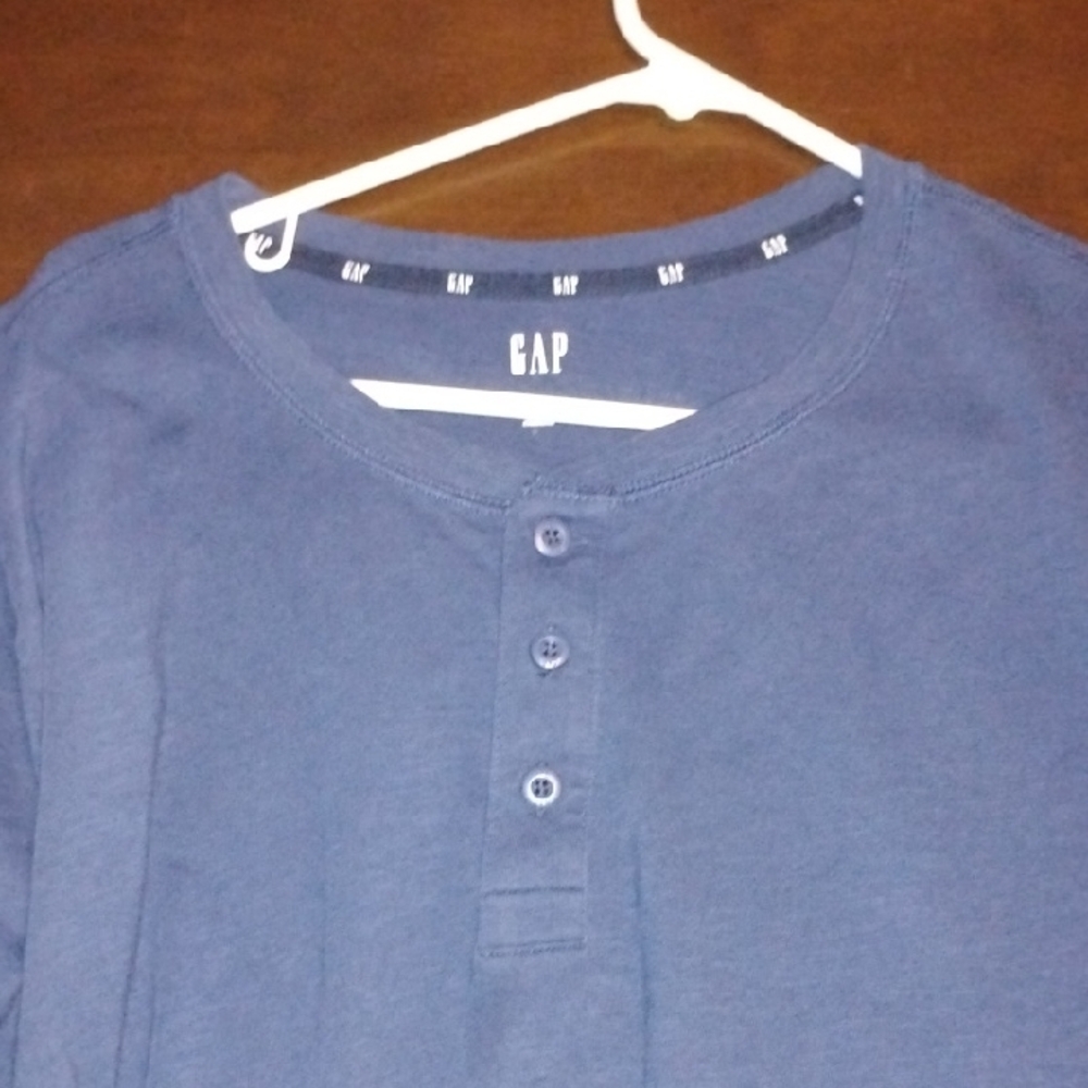 GAP Blue Casual Button Down Shirt